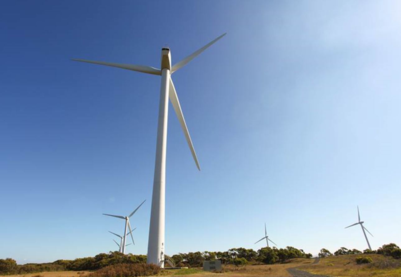 Wonthaggi Wind Farm in Victoria, Australia EDL